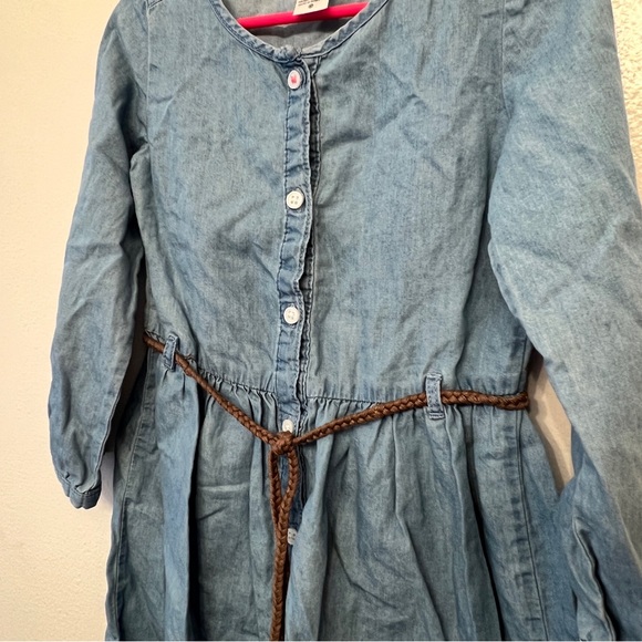 Carters Denim Button Front Dress - Picture 2 of 4